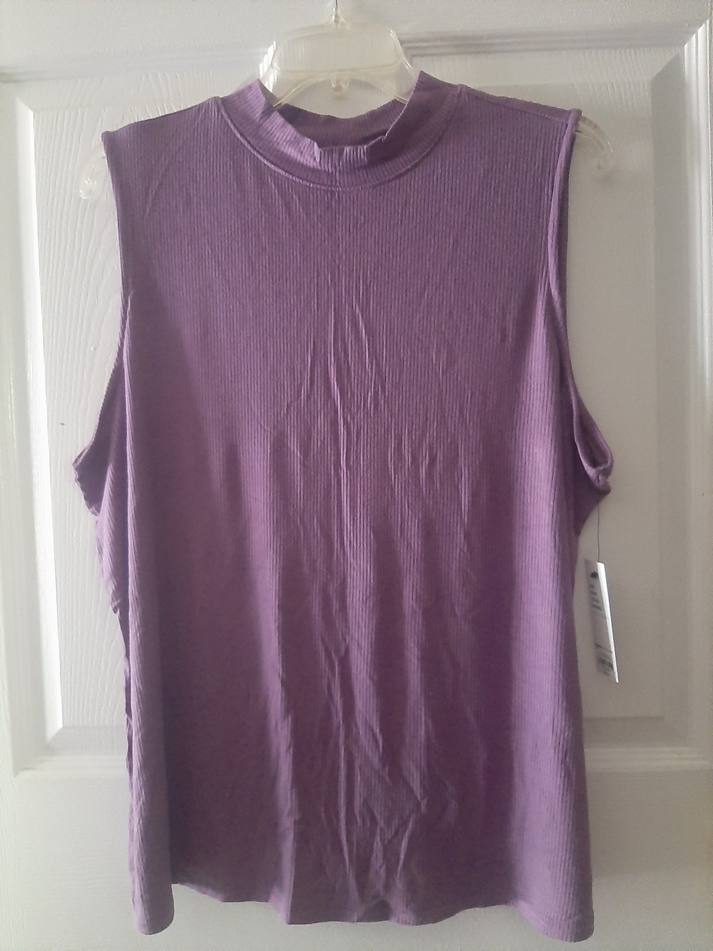 New APT. 9 Women's XXL Purple Sleeveless Top New with Tags